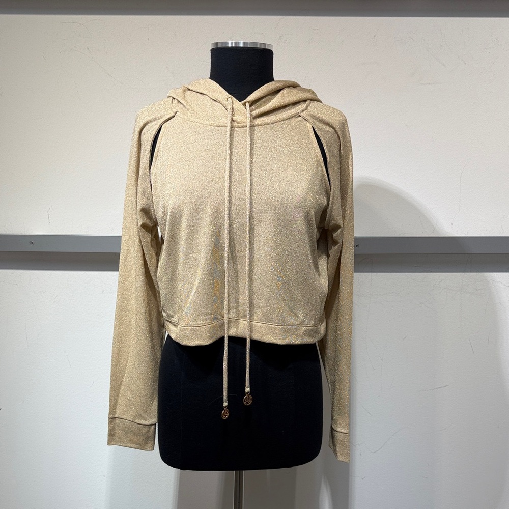 Gold Women's Hoodie Top